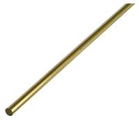 Gah-Alberts 471118 Brass Bar with Round Profile - Length 1,000 mm - Diameter 4 mm