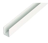 GAH-Albert's 484507 U-Profile-Plastic, White, 1000 x 8 x 10 mm