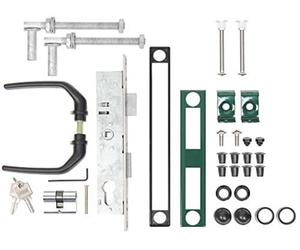 Gah-Alberts 653811 Accessory Kit for Welded Mesh Single Gates up to 1500 mm Height Green