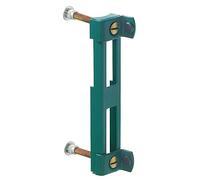Gah-Alberts 654009 Latch for Undulating Paled Gates with Mortice Lock Galvanised Plastic-Coated Green