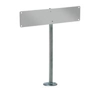 GAH-Alberts 690663 Screw-On License Plate Stand Hot Dip Galvanised Surface 550 mm