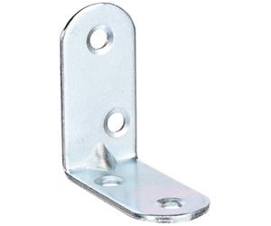 GAH-Alberts 837808 Reinforced chair square, with rounded ends - steel, galvanized zinc-plated, 40 x 40 x 19 mm / 40 pcs