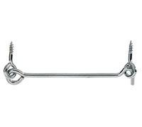 GAH-Alberts Alberts 204457 Galvanised Storm Hook with Angle Plates or Eyelets Length 120 mm Hook Diameter 4 mm