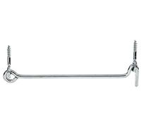 GAH-Alberts Alberts 204471 Galvanised Storm Hook with Angle Plates or Eyelets Length 198 mm Hook Diameter 6 mm