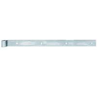 GAH-Alberts Alberts 308568 Hinge | in Various Models | Zinc Plated Ø14 mm | Size Set of 10 Pieces English, Grey, Rolle 14 mm / 400 x 30 mm