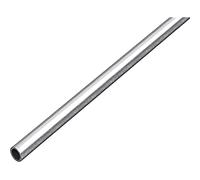 Gah-Alberts Round Tube - Increased Silver Aluminium 1000 x 10 x 1 (Pack of 1) - 489205.0
