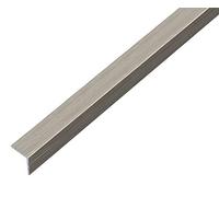 GAH-Alberts self-Adhesive, Aluminium Angle Profile, Chrome Design, 1000 mm x 10 mm x 10 mm, 488505, Silver, 488741