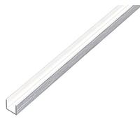 Gah-Alberts U Profile Aluminium 1000 x 10 x 10 mm Pack of 1, Edelstahldesign Light 488949.0