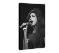 GAHCWB Legends Painting The Rose of Rock Amy Winehouse Singer 2 Canvas Poster Wall Art Decor Print Picture Paintings for Living Room Bedroom Decoration 12x18inch(30x45cm)