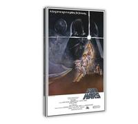 GAHCWB Star Wars A New Hope Movie Posters Canvas Poster Bedroom Decor Landscape Office Room Decor Gift 16x24inch(40x60cm)