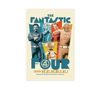 GAHCWB The Fantastic Four First Steps Canvas Poster Bedroom Decor Landscape Office Room Decor Gift 12x18inch(30x45cm)