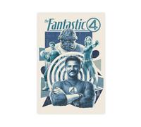 GAHCWB The Fantastic Four First Steps Canvas Poster Wall Art Decor Print Picture Paintings for Living Room Bedroom Decoration 08x12inch(20x30cm)