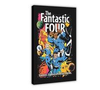 GAHCWB The Fantastic Four First Steps Canvas Poster Wall Art Decor Print Picture Paintings for Living Room Bedroom Decoration 12x18inch(30x45cm)