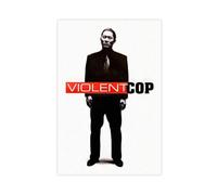 GAHCWB Violent Cop Canvas Poster Bedroom Decor Landscape Office Room Decor Gift 12x18inch(30x45cm)