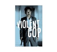 GAHCWB Violent Cop Canvas Poster Bedroom Decor Landscape Office Room Decor Gift 12x18inch(30x45cm)
