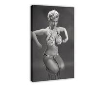 GAHCWB VIRGINIA BELL Burlesque Schauspielerin Canvas Poster Wall Art Decor Print Picture Paintings for Living Room Bedroom Decoration 12x18inch(30x45cm)