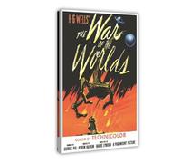 GAHCWB War of The Worlds Movie Poster Canvas Poster Bedroom Decor Landscape Office Room Decor Gift 08x12inch(20x30cm)