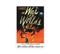 GAHCWB War of The Worlds Movie Poster Canvas Poster Wall Art Decor Print Picture Paintings for Living Room Bedroom Decoration 16x24inch(40x60cm)