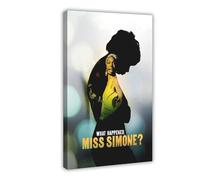 GAHCWB What Happened, Miss Simone Canvas Poster Bedroom Decor Landscape Office Room Decor Gift 16x24inch(40x60cm)