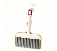 Gahhwei Mini Dustpan and Brush Set,Durable Handle Small Brush and Dustpan Combo,Snap-On Design Ideal for Small Spaces Desks, Countertops, Pet areas, RVs, Dorm Rooms, and More,1 Set with and Hook