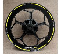 GAHQMSDG Wheel Rim Stickers For Ninja ZX10R Motorcycle Wheel Hub Rim Decorative Decal Reflective Sticker(M)