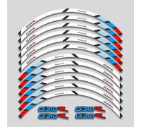 GAHQMSDG Wheel Rim Stickers Motorcycle Accessories Wheels Sticker Rim Tire Reflective Stripe Waterproof Decorative Decals Set For G310r G 310R G310 R(J)