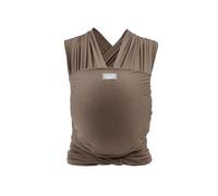 Gaia Baby Carry Stretchy Baby Wrap - 100% Organic Cotton, Hip Dysplasia Institute Certified, Ergonomic Baby Carrier (Newborn to 15 kg) - Nutmeg