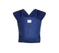 Gaia Baby Carry Stretchy Baby Wrap - 100% Organic Cotton, Hip Dysplasia Institute Certified, Ergonomic Baby Carrier (Newborn to 15 kg) - Midnight Tide