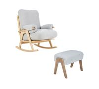 Gaia Baby Hera Nursing Chair and Footstool Set - Dusk