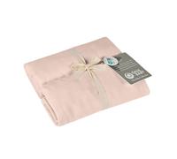 Gaia Baby Maia Muslin Fitted Sheets - Two-Pack | 100% Organic Cotton Cot Bed Fitted Sheets (60 × 120 cm) - Blush