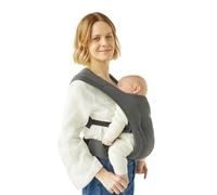 Gaia Baby Newborn+ Organic Cotton Baby Carrier, Charcoal