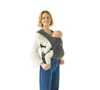 Gaia Baby Soft Newborn+ Carrier Organic Cotton, 2 Position, Graphite