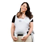 Gaia Baby Wrap | Newborn Baby Sling Carrier | Premium Supersoft Organic Cotton Fabric | Certified Hip Healthy | Silver Grey