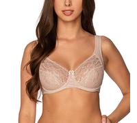 Gaia Classic Ladies' Non Padded Bra with Lace 1160 Arabela, Beige,40C
