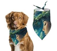 Gaia Earth Goddess Greek Mythology Pet Bandana Dogs Triangle Scarf Cats Handkerchief Puppy Costume