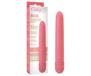 Gaia Eco L - Eco-Friendly Vibrator (Pink) - Large