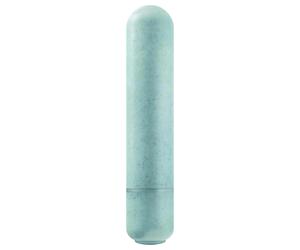 Gaia Eco M - eco-friendly vibrator (turquoise) - medium size