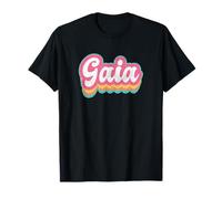 Gaia First Name Girl Vintage 70s 80s Personalized T-Shirt