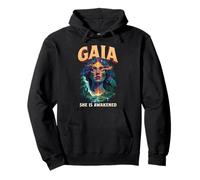 Gaia Gr oddess Mother Earth Nature Lover Witchy Pagan Pullover Hoodie