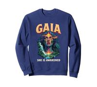 Gaia Gr oddess Mother Earth Nature Lover Witchy Pagan Sweatshirt