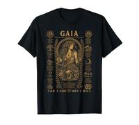 Gaia Gr oddess Mother Earth Nature Lover Witchy Pagan T-Shirt