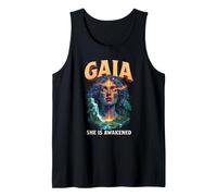Gaia Gr oddess Mother Earth Nature Lover Witchy Pagan Tank Top
