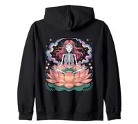 Gaia Greek Goddess Mother Earth Nature Lover Witchy Pagan Zip Hoodie