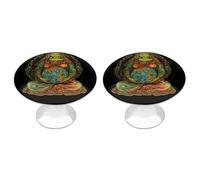 Gaia Gr oddess of Mother Earth Cabinet Knobs Kitchen Drawer Pulls Door Handles 1-1/10 Inch 2 Pack