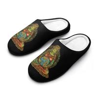 Gaia Greek Goddess of Mother Earth Comfy Women's Slippers Nonslip Indoor House Shoes 9-10(40-41)