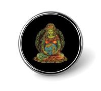 Gaia Greek Goddess of Mother Earth Metal Round Badge Pattern Printed Button Badge Personalized Circle Badges 1"