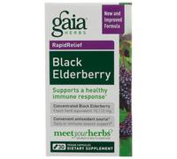 Gaia Herbs, Black Elderberry, 30 Vegan Capsules