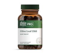 GAIA HERBS PRO Olive Leaf 1360 - Supports Immune System & Heart Health* - Concentrated Single-Herb Formula - with Oleuropein - Gluten-Free - 120 Liquid Phyto-Caps (60 Servings)