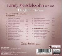 GAIA SOKOLI FANNY MENDELSSOHN: DAS JAHR (THE YEAR) NEW CD