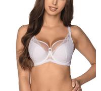 Gaia Underwired Lace Semi Padded Bra 931 Veronika, White 2,30GG
